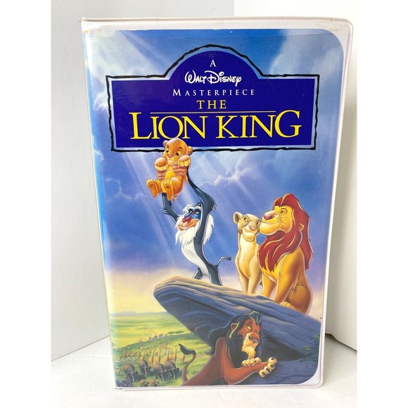 VHS Walt Disney Masterpiece Collection THE LION KING 1995 Rare Very Collectable,
